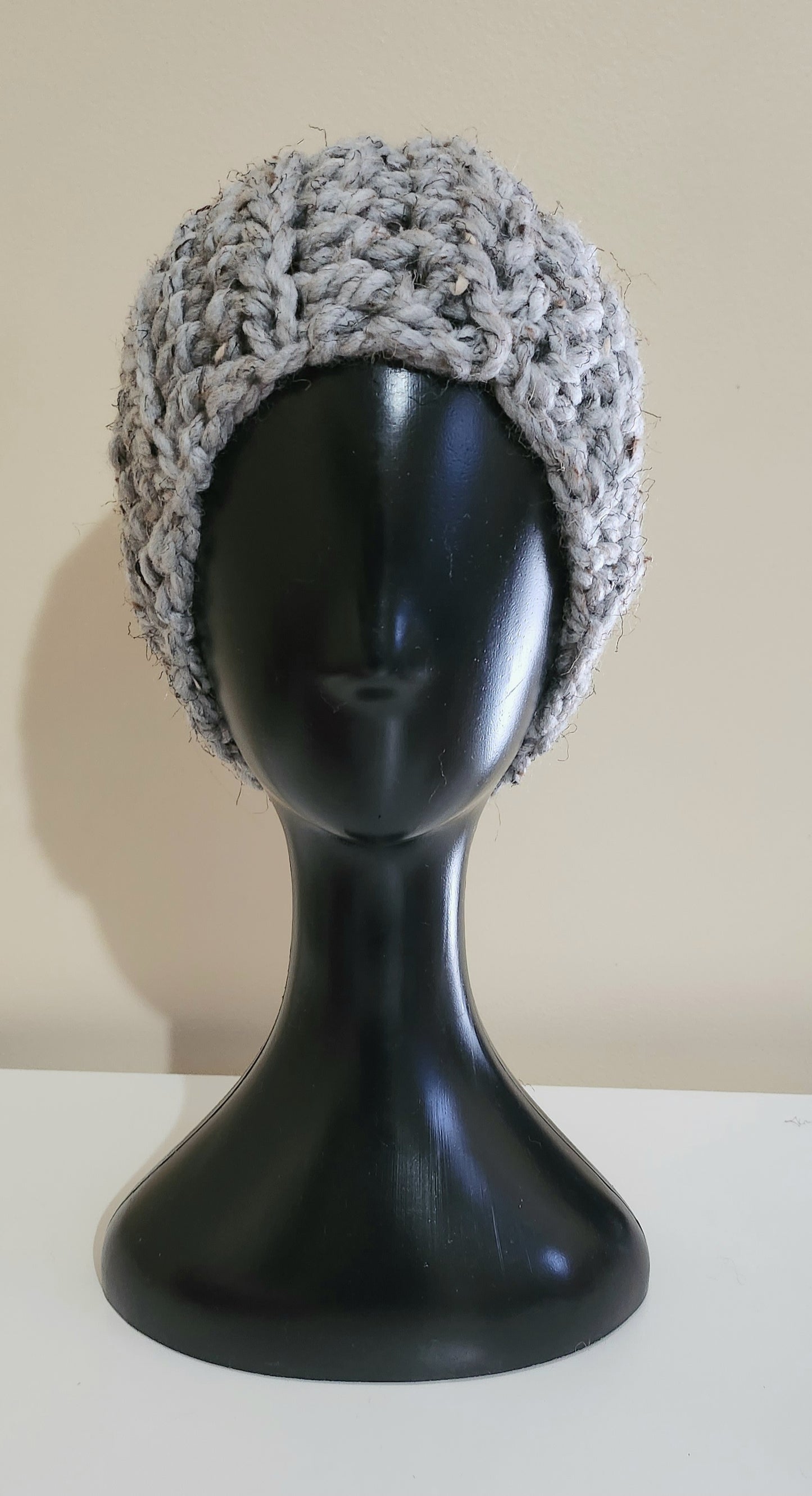 Crochet pom pom hat